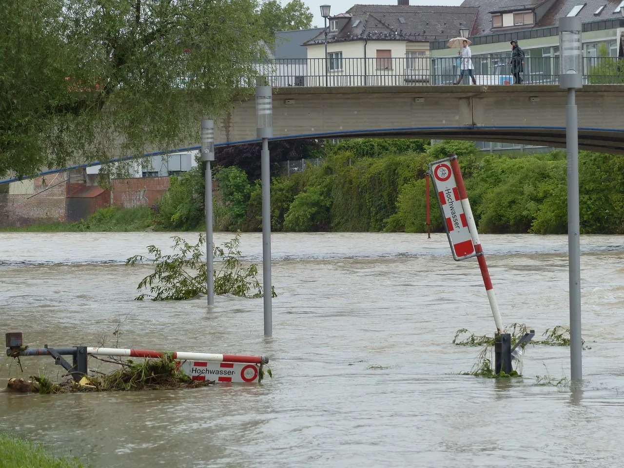 Überschwemmung und Starkregen