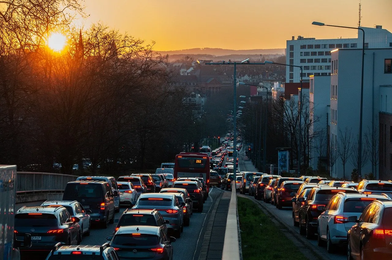 Stau Autos Kfz Versicherung